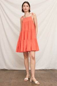 Papaya Mini Dress