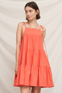 Papaya Mini Dress