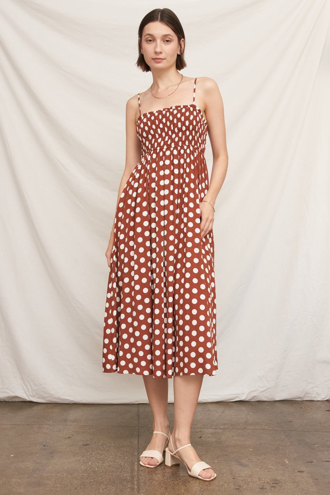 Dotty Dot Midi Dress