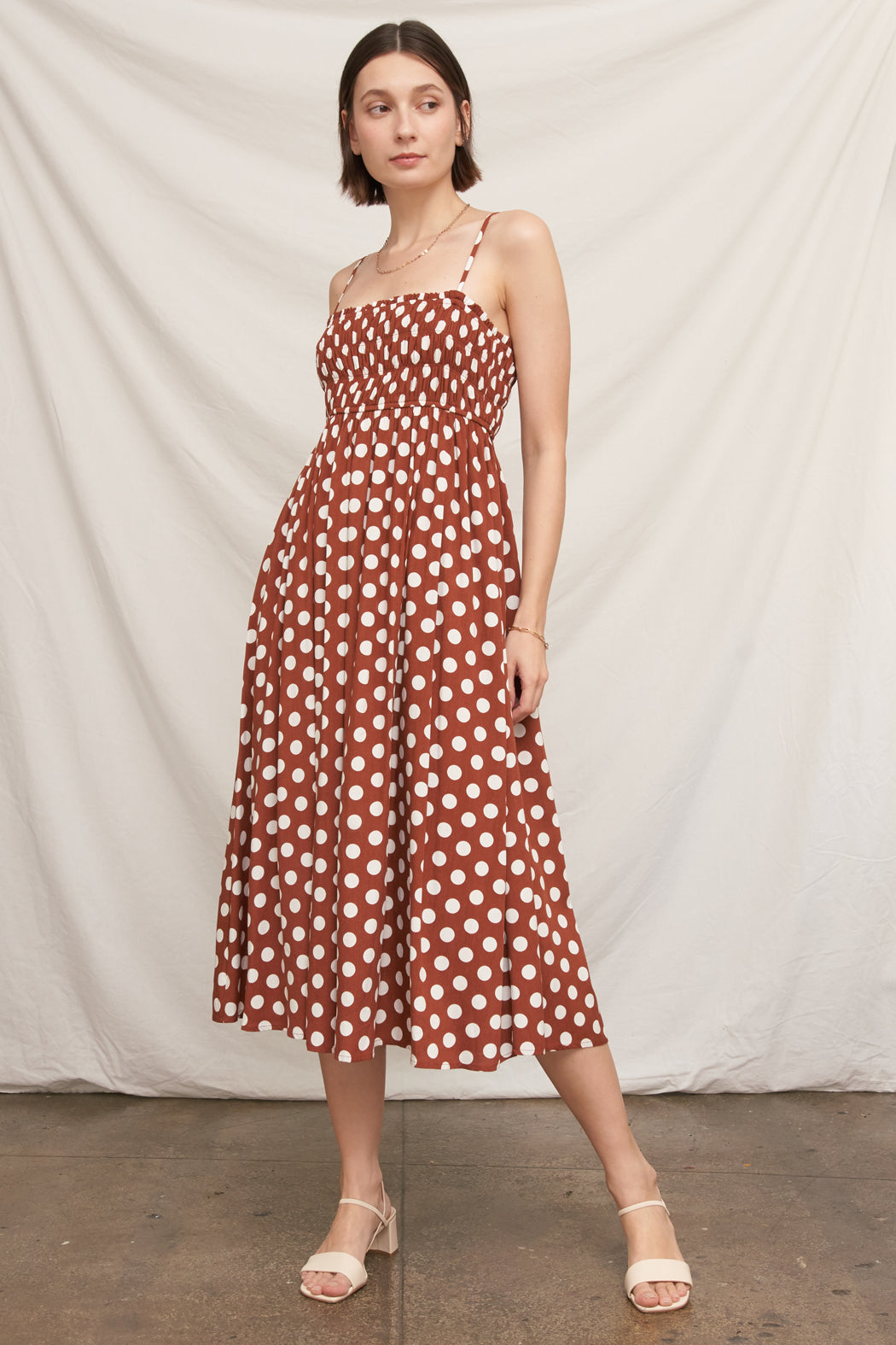 Dotty Dot Midi Dress