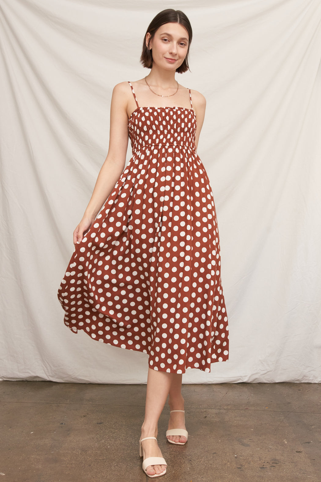 Dotty Dot Midi Dress
