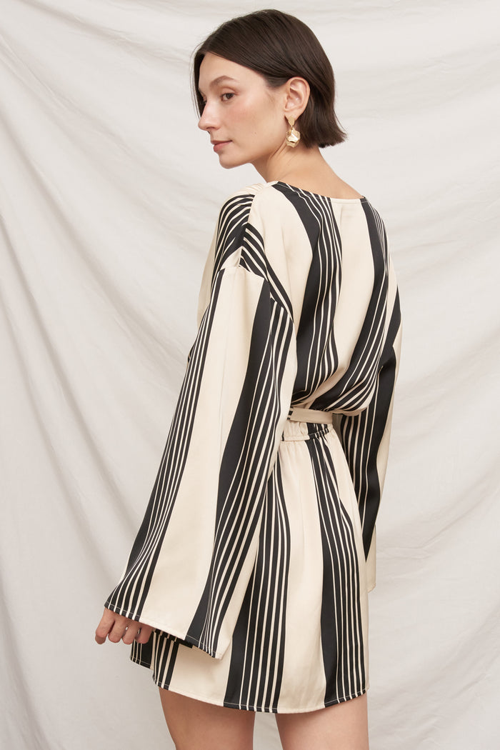 Off-Duty Belted Mini Dress