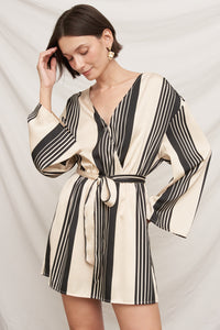Off-Duty Belted Mini Dress