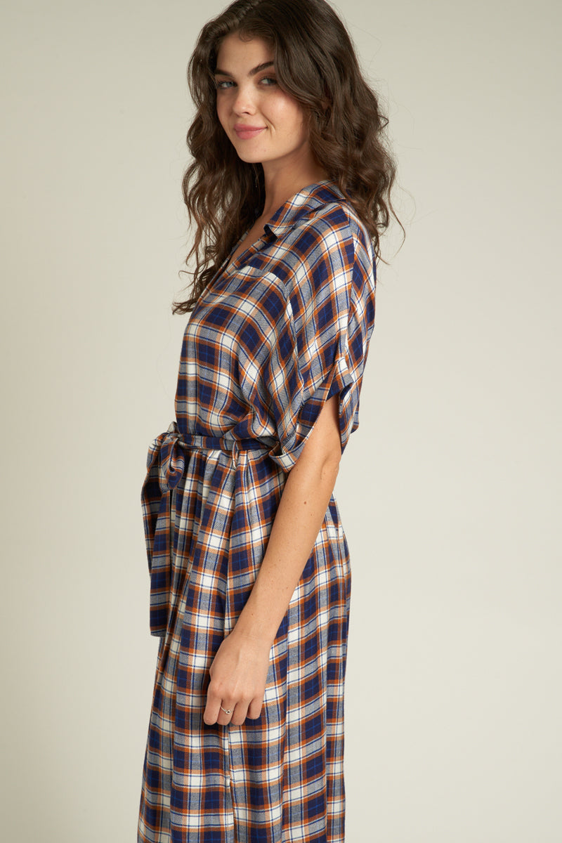 Janet Plaid Dress