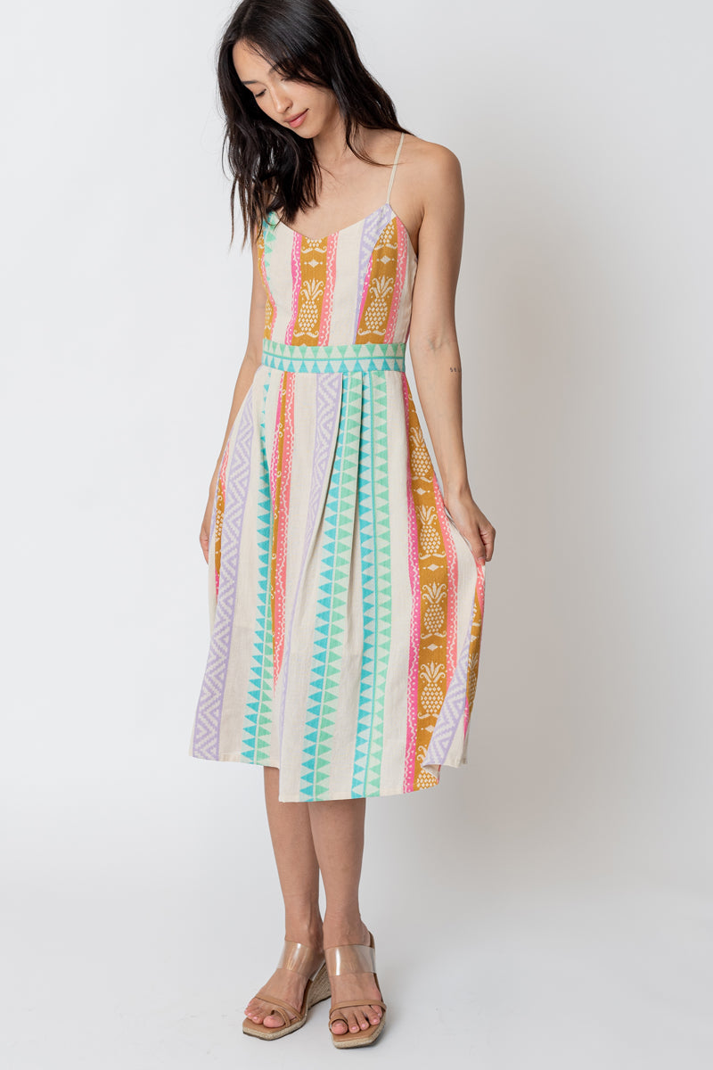 Macaron Midi Dress