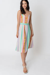 Macaron Midi Dress