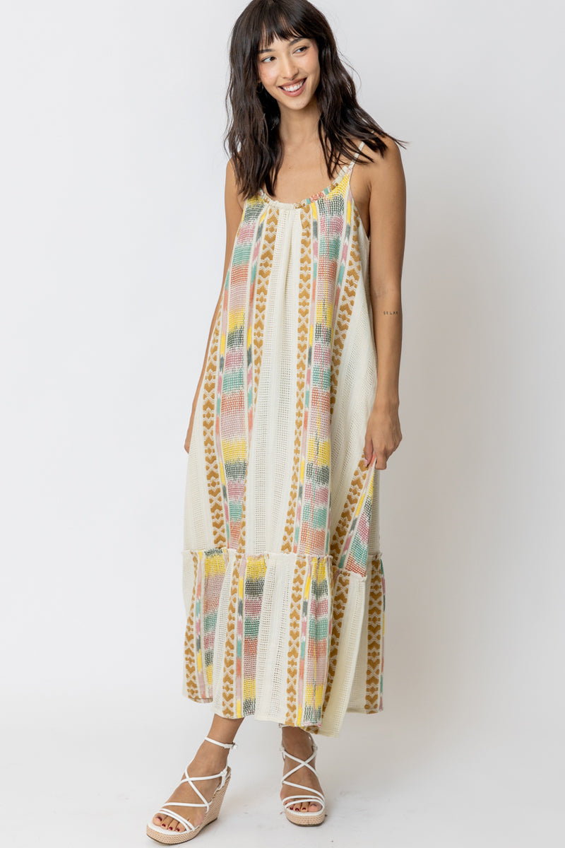 Lex Embroidered Dress