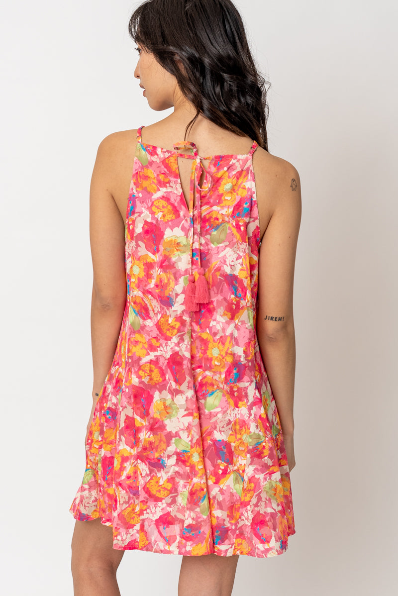 Hibiscus Halter Dress