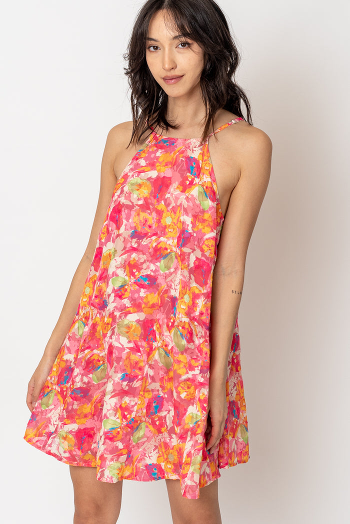 Hibiscus Halter Dress