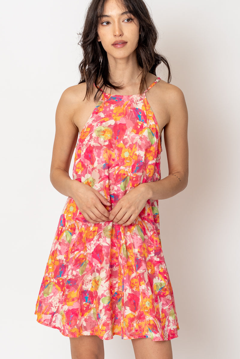 Hibiscus Halter Dress