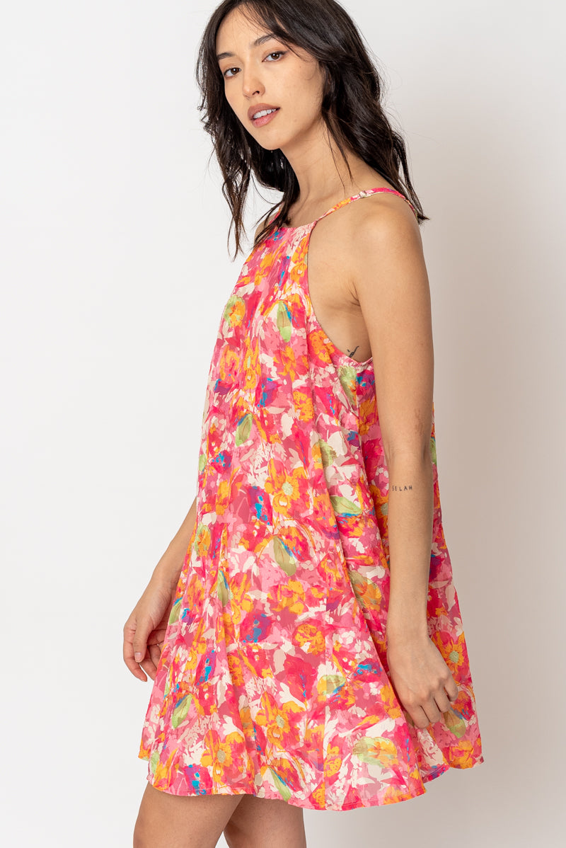 Hibiscus Halter Dress