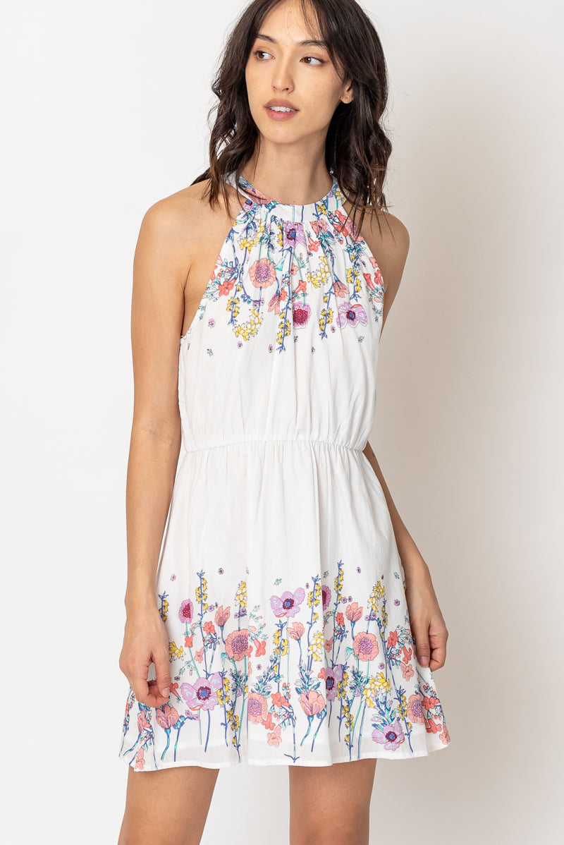 Midsommar Halter Dress