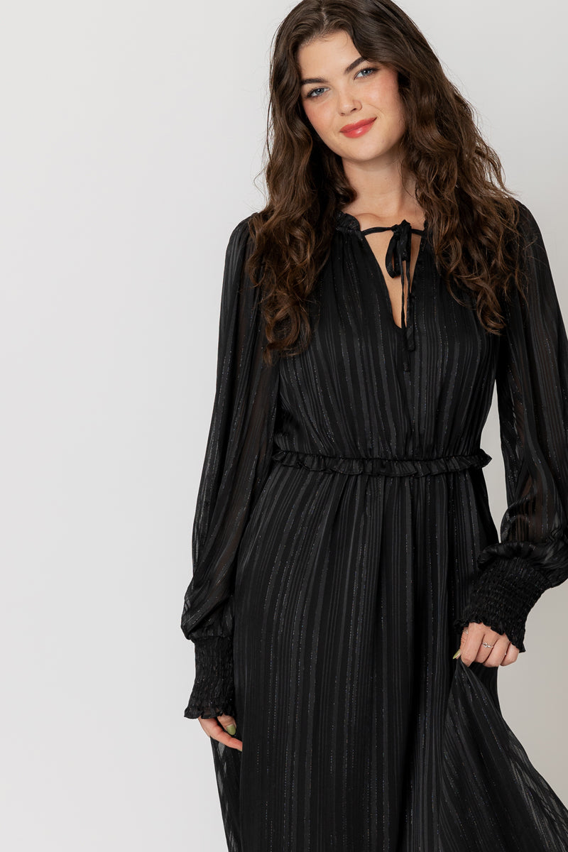 Bailey Long Sleeve Peasant Dress