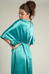 Leona Satin Caftan Dress