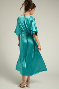 Leona Satin Caftan Dress