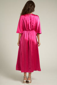 Leona Satin Caftan Dress