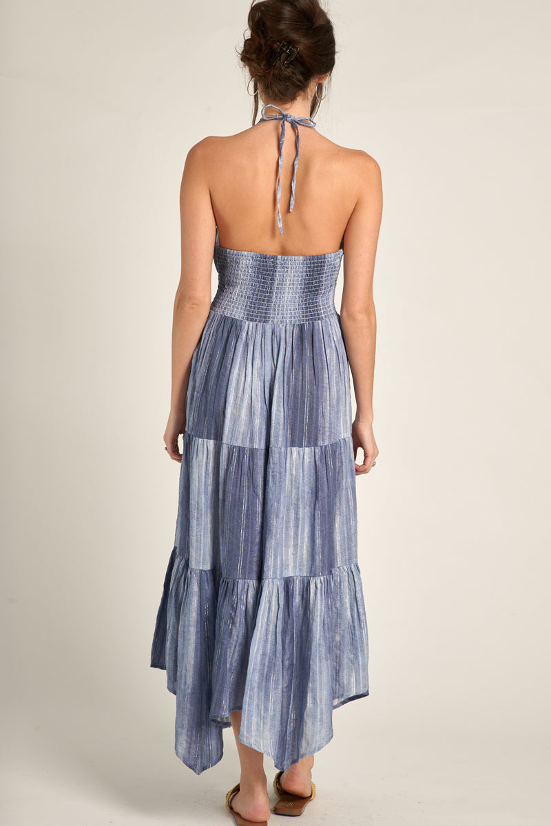 Donna Asymmetrical Maxi Dress