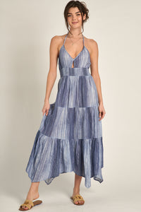 Donna Asymmetrical Maxi Dress