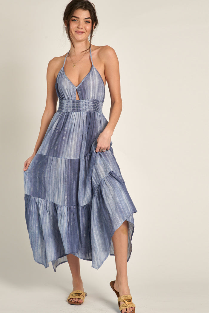 Donna Asymmetrical Maxi Dress