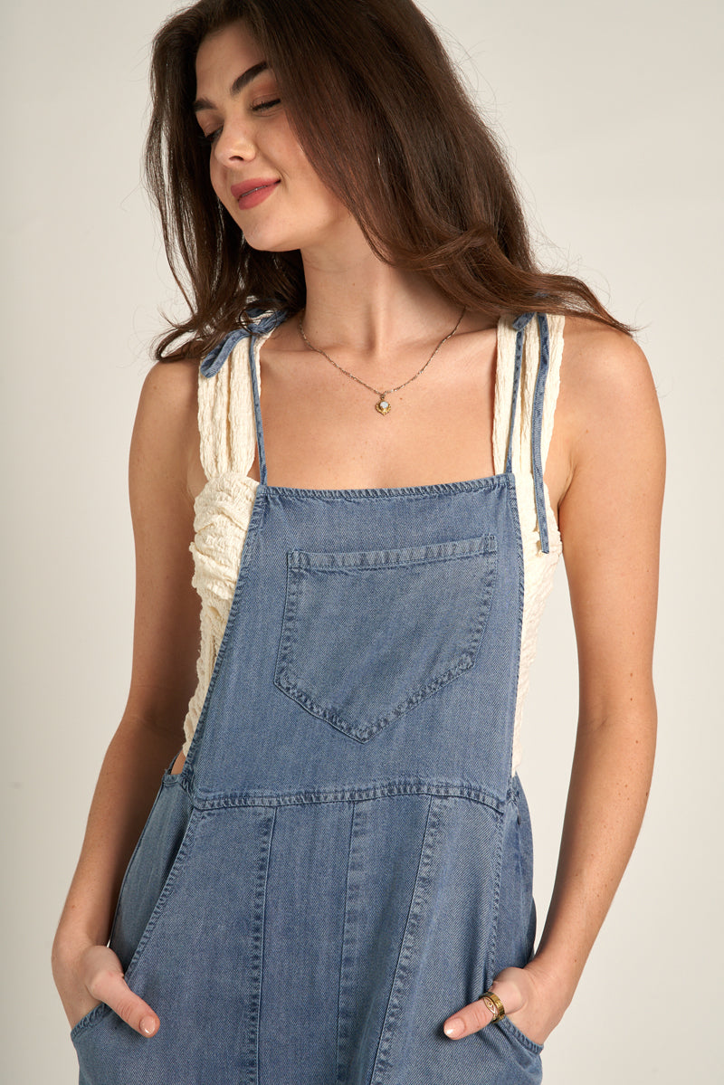 Sara Denim Maxi Dress