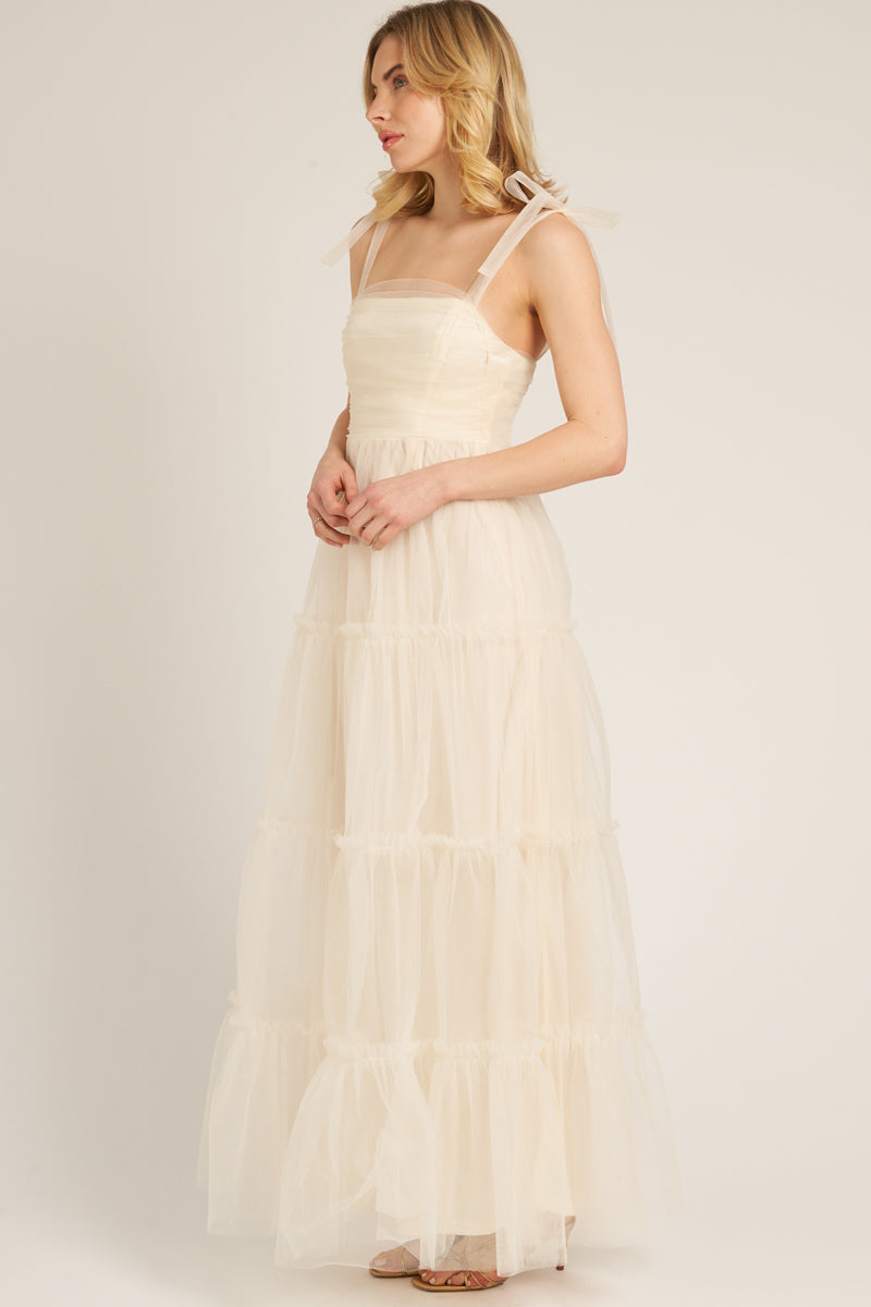 Blythe Tulle Maxi Dress