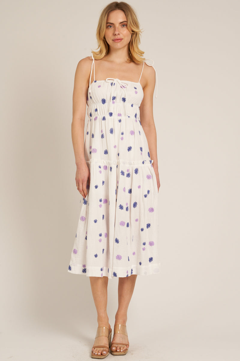 Madison Floral Midi Dress