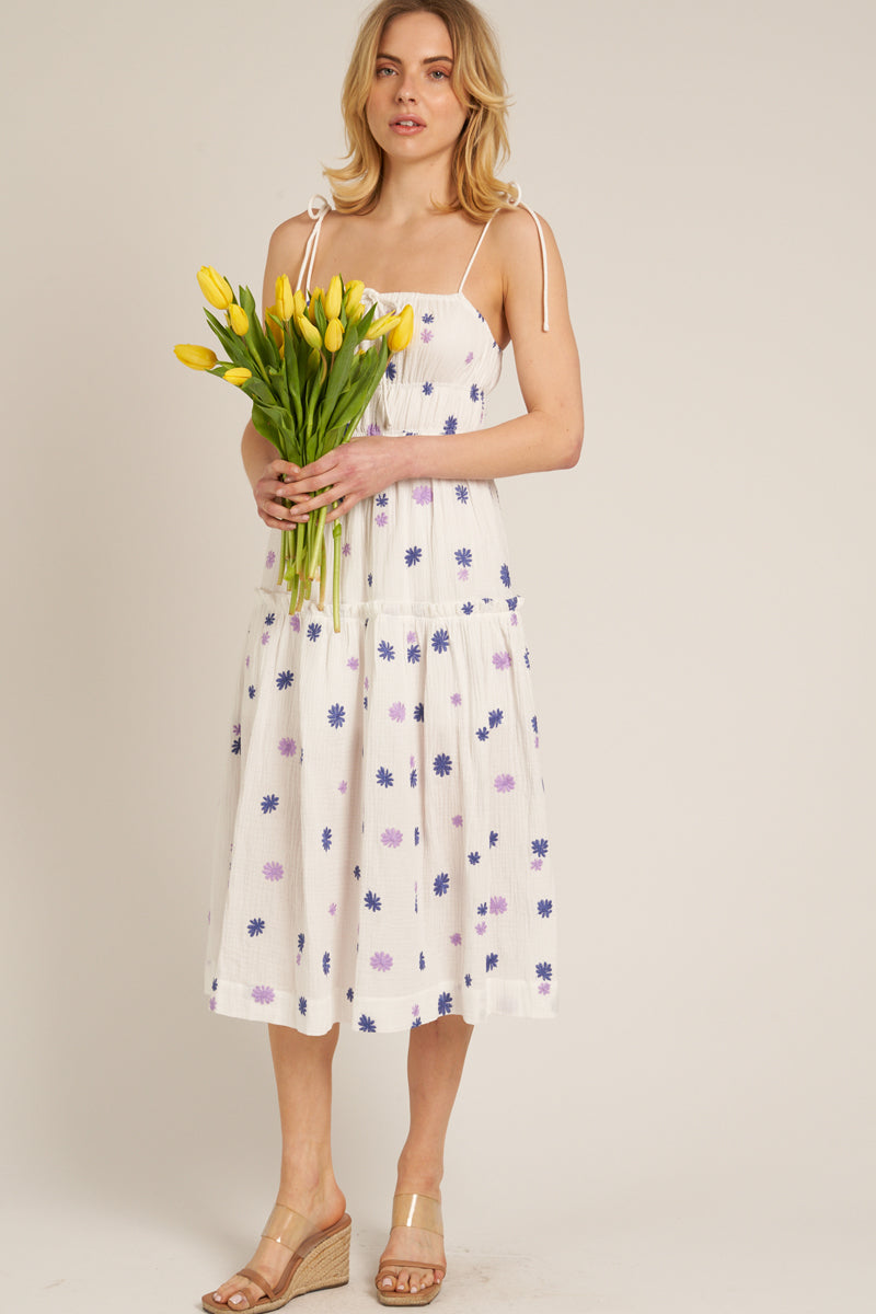 Madison Floral Midi Dress