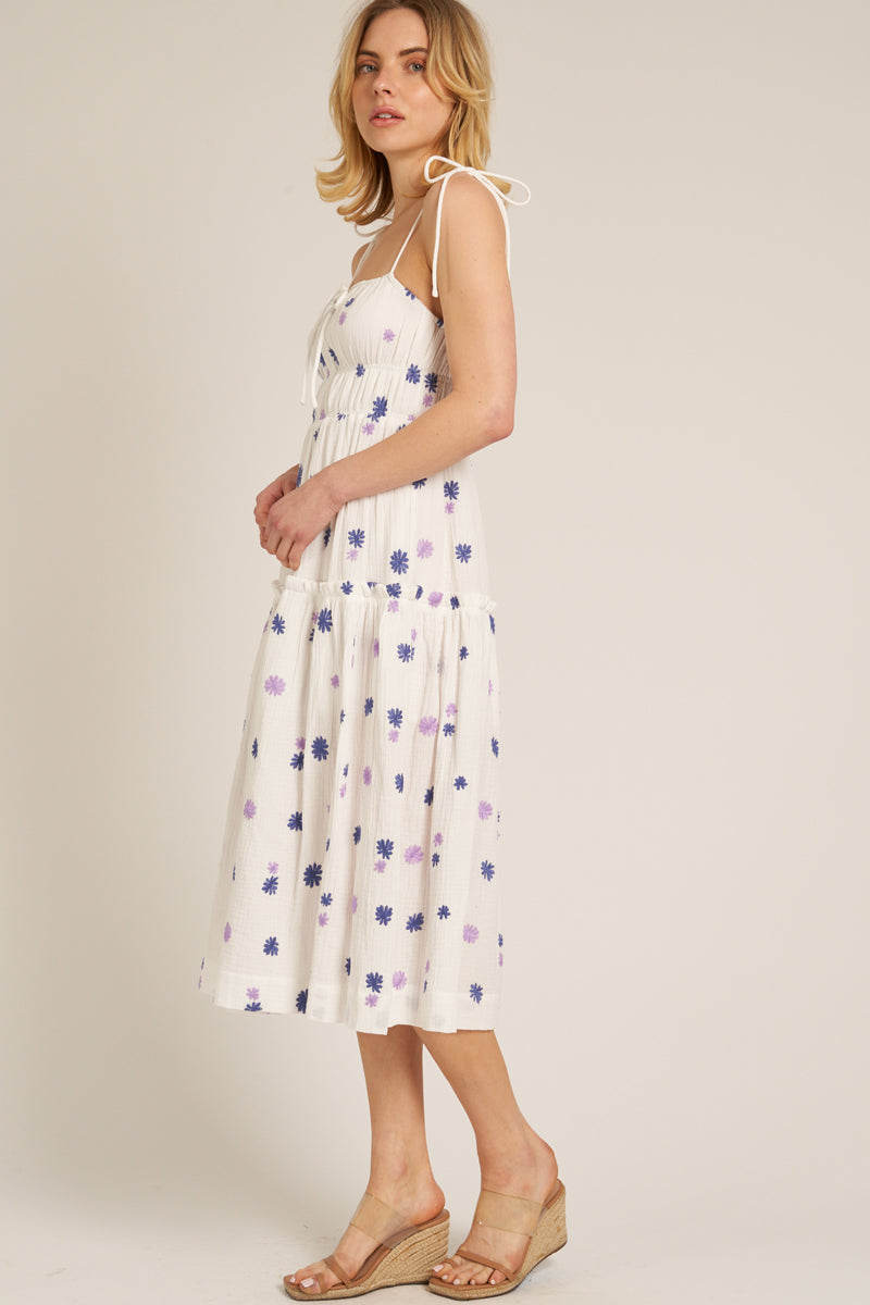 Madison Floral Midi Dress