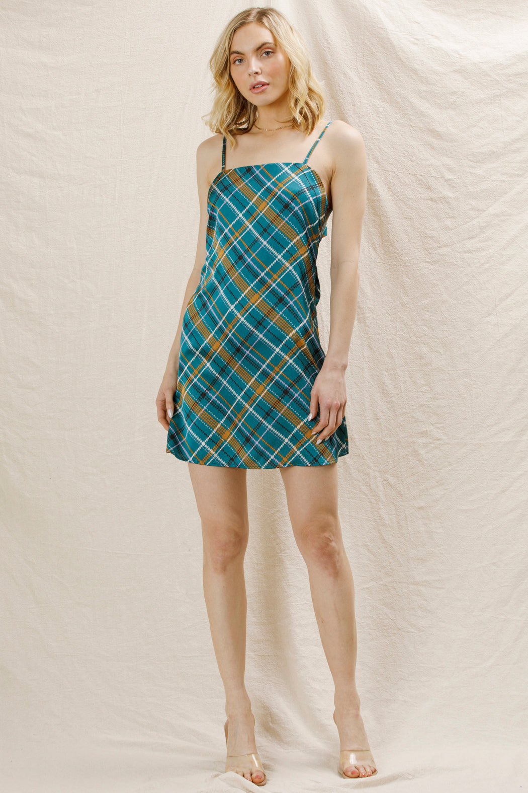 Belina Plaid Dress