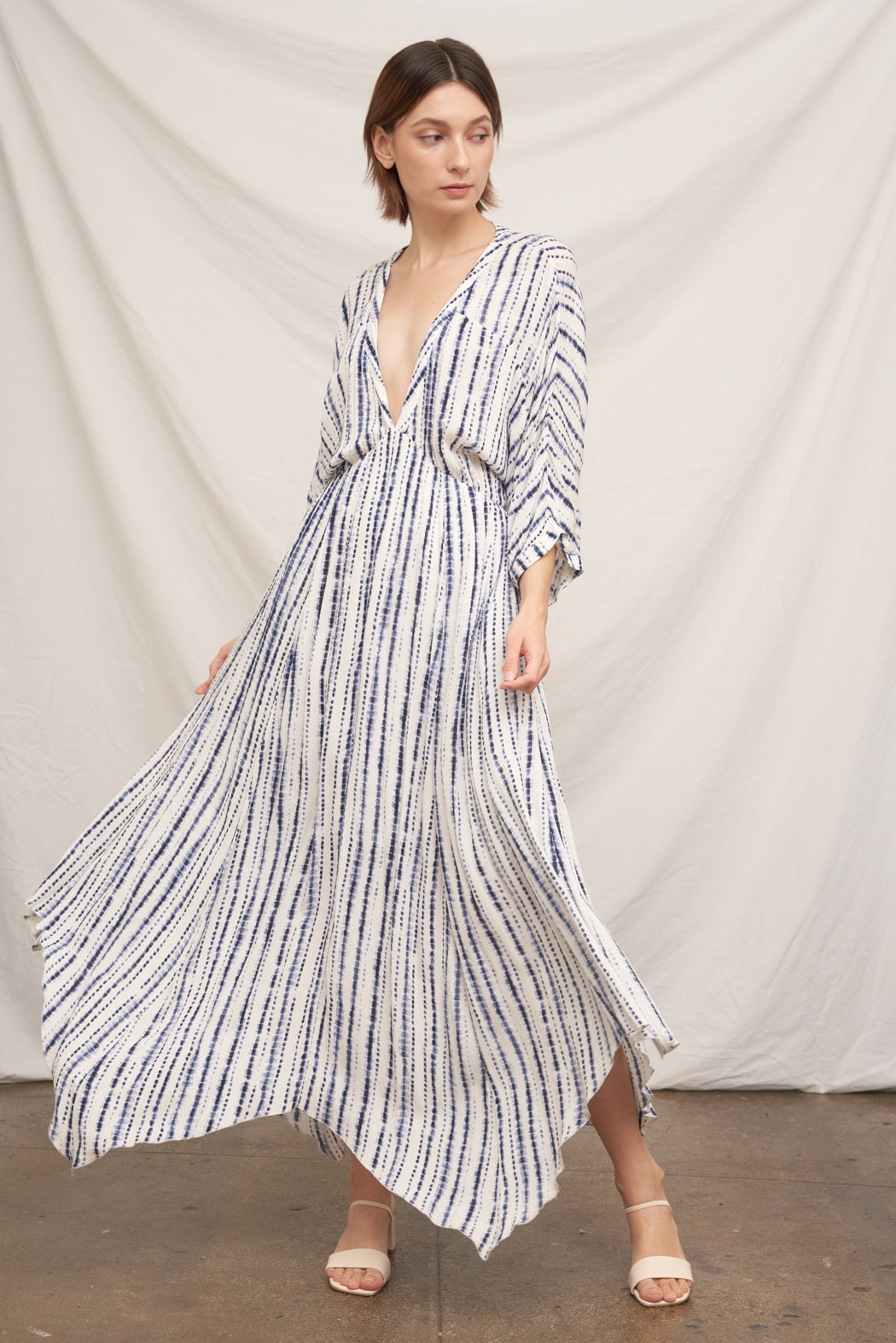 Salma Stripe Midi Dress