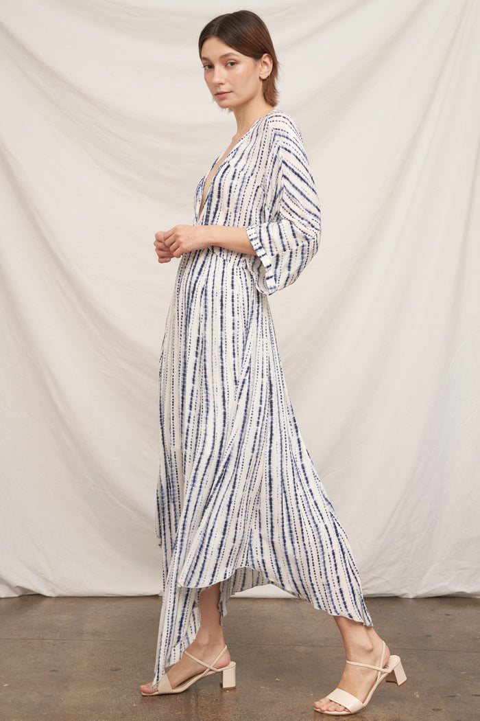Salma Stripe Midi Dress