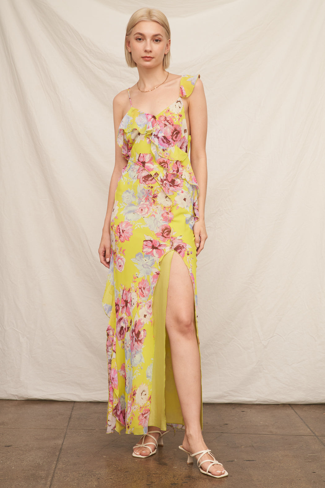 Fleurette Ruffle Maxi Dress