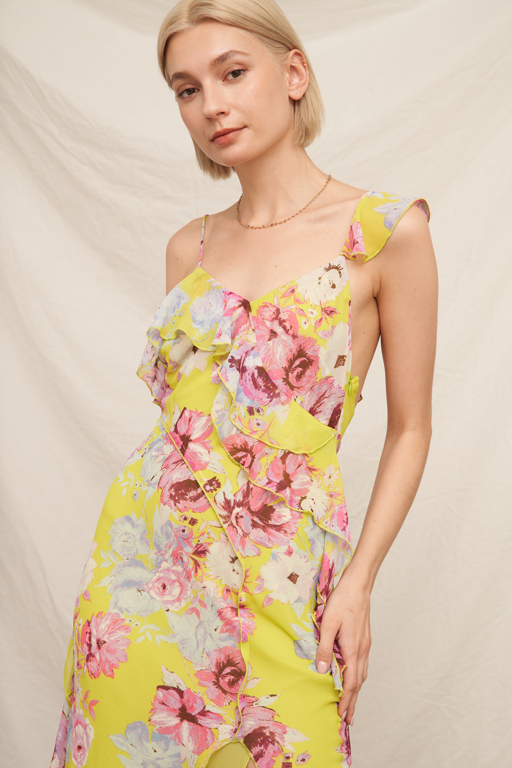 Fleurette Ruffle Maxi Dress