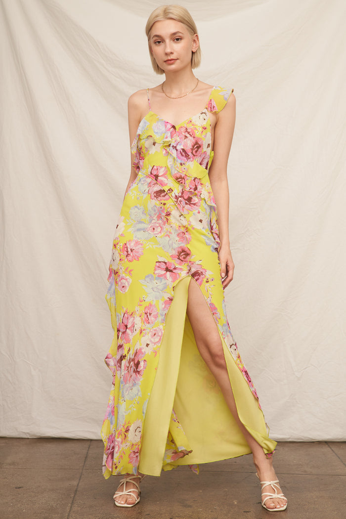 Fleurette Ruffle Maxi Dress