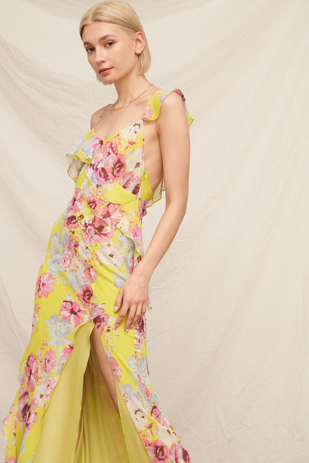 Fleurette Ruffle Maxi Dress