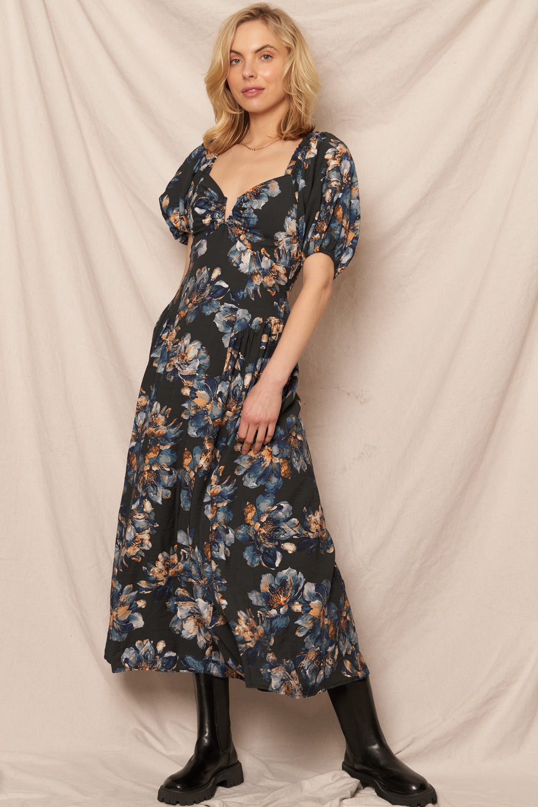 Bluebird Floral Dress