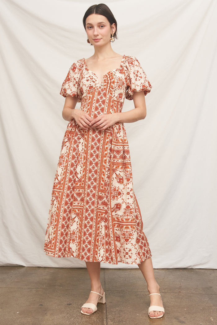 Indian Summer Midi Dress