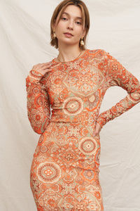 Geometry Club Mesh Maxi