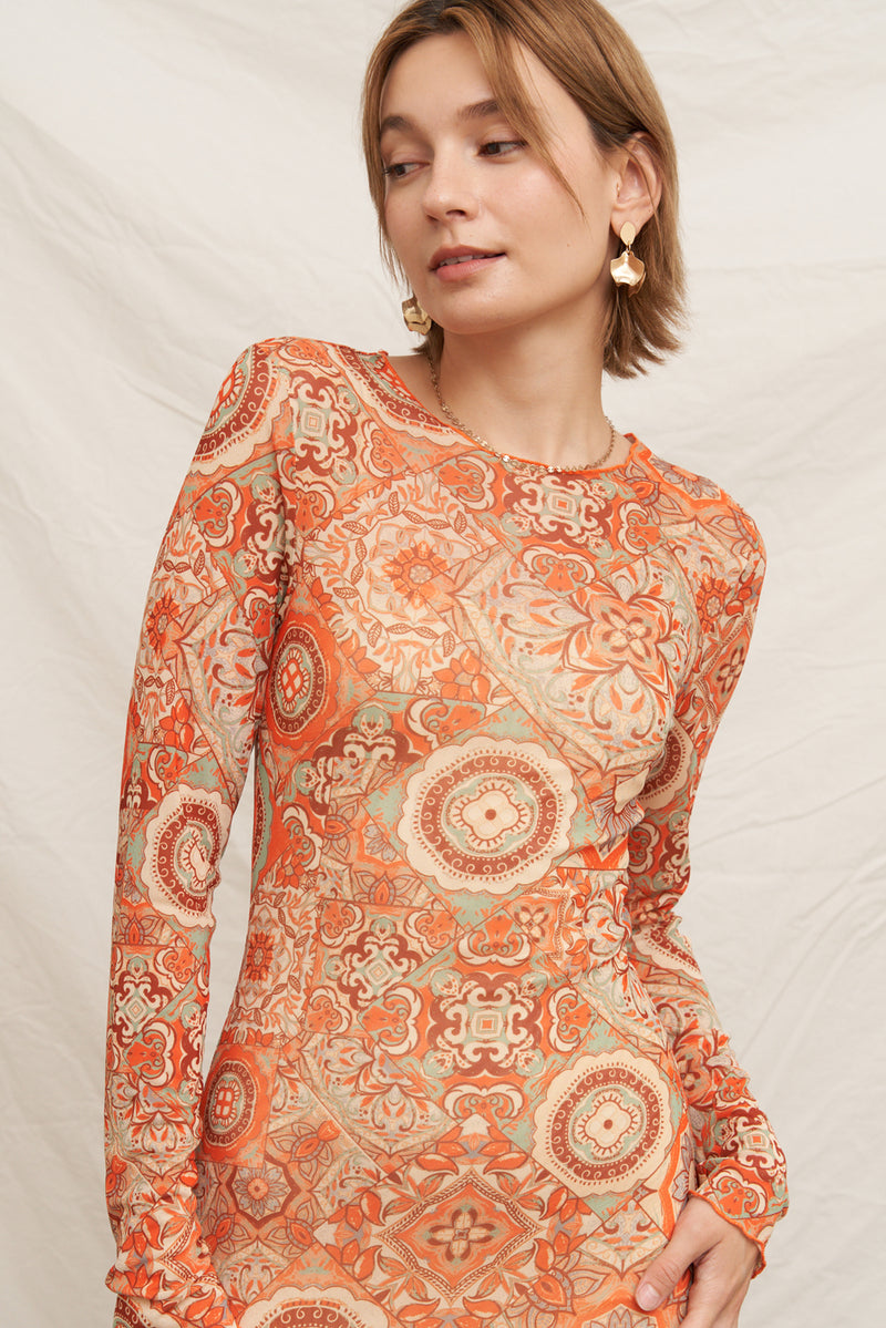 Geometry Club Mesh Maxi