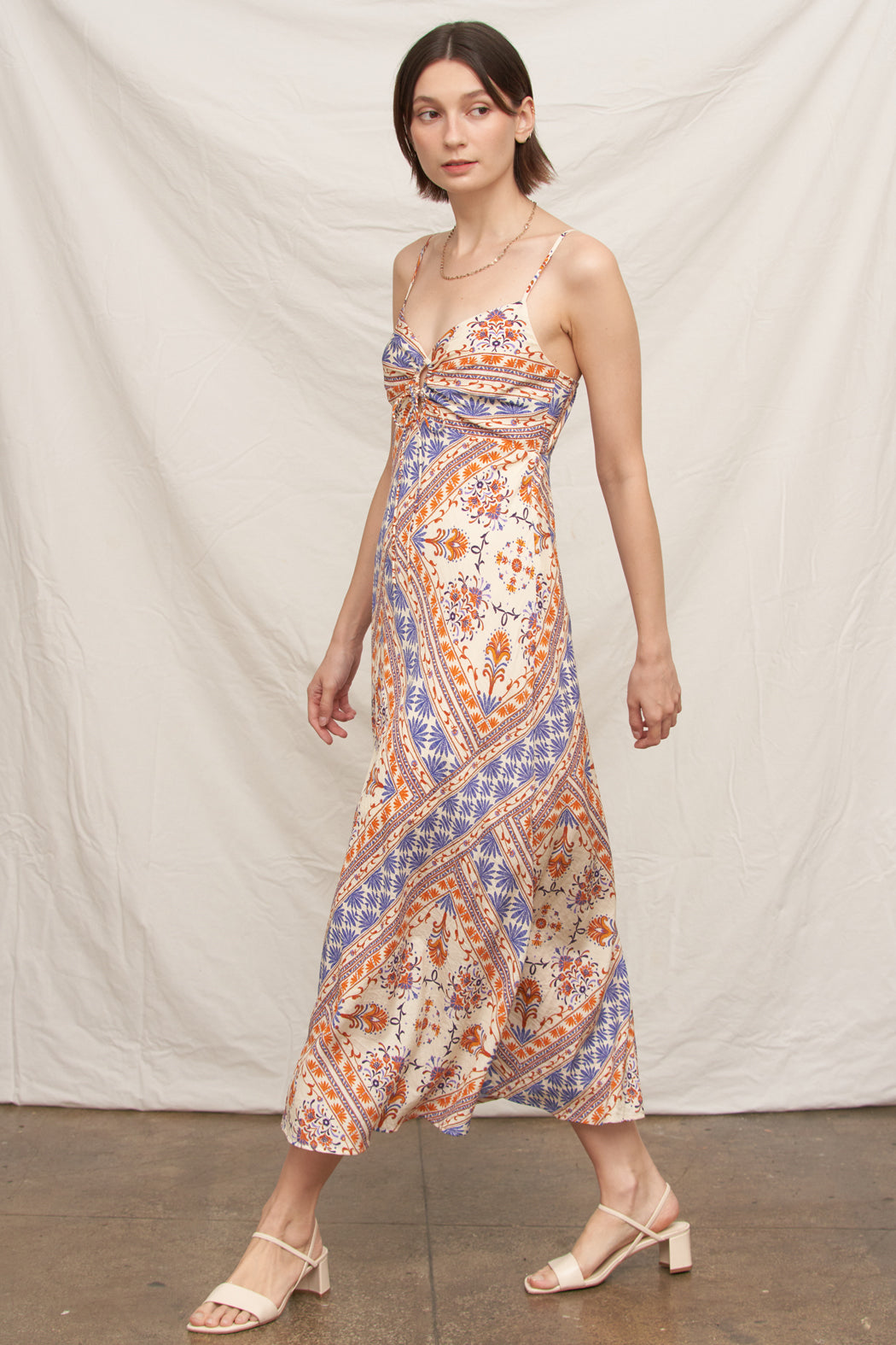 Capri Border Midi Dress