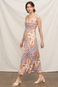 Capri Border Midi Dress