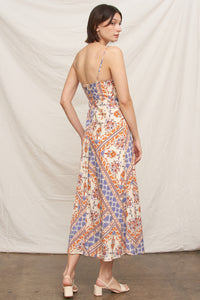 Capri Border Midi Dress