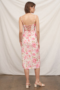 Amor Eyelet Midi Dress