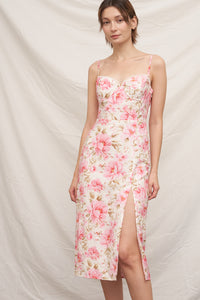 Amor Eyelet Midi Dress