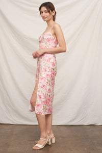 Amor Eyelet Midi Dress