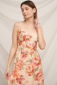 Riviera Bustier Maxi Dress