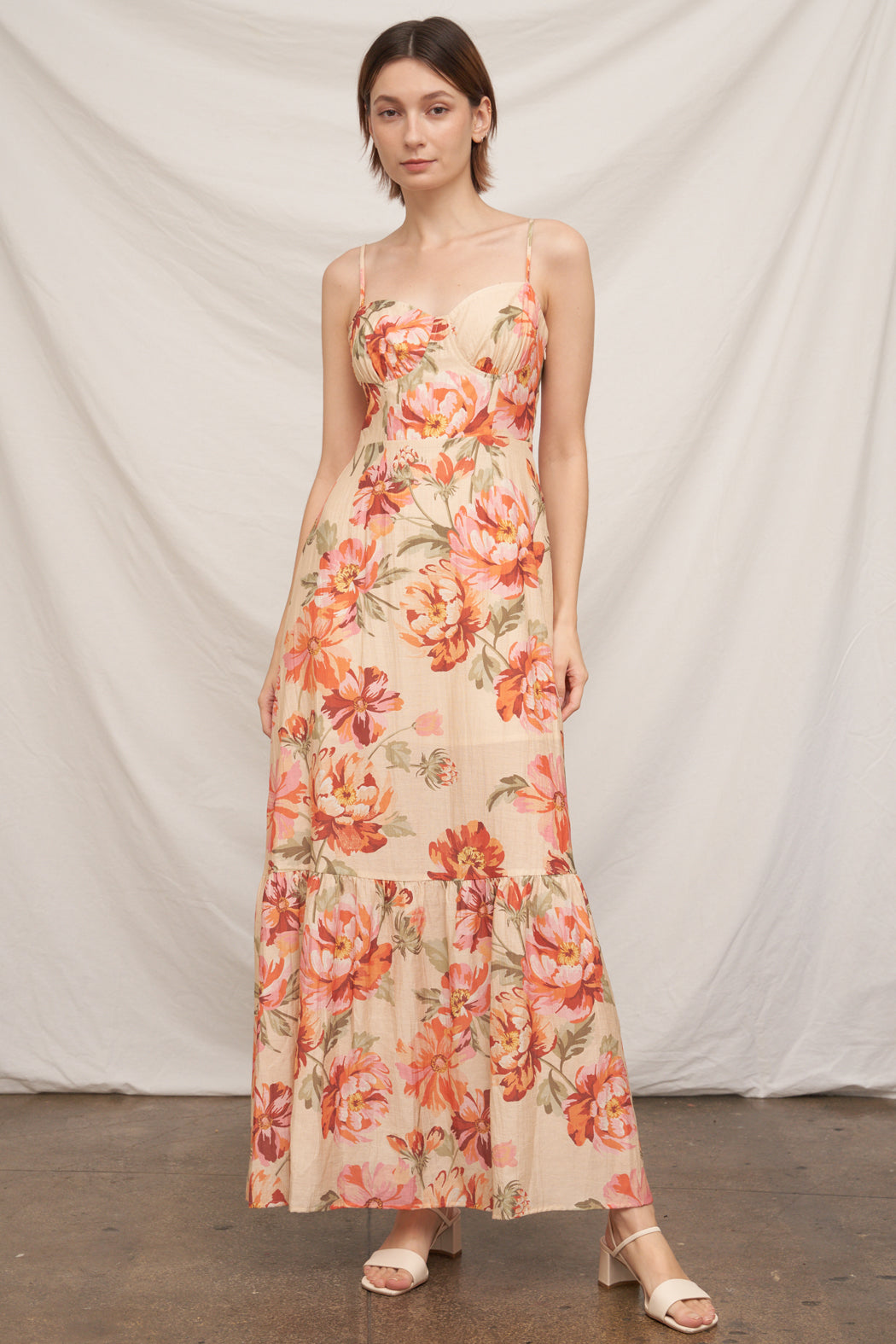 Riviera Bustier Maxi Dress