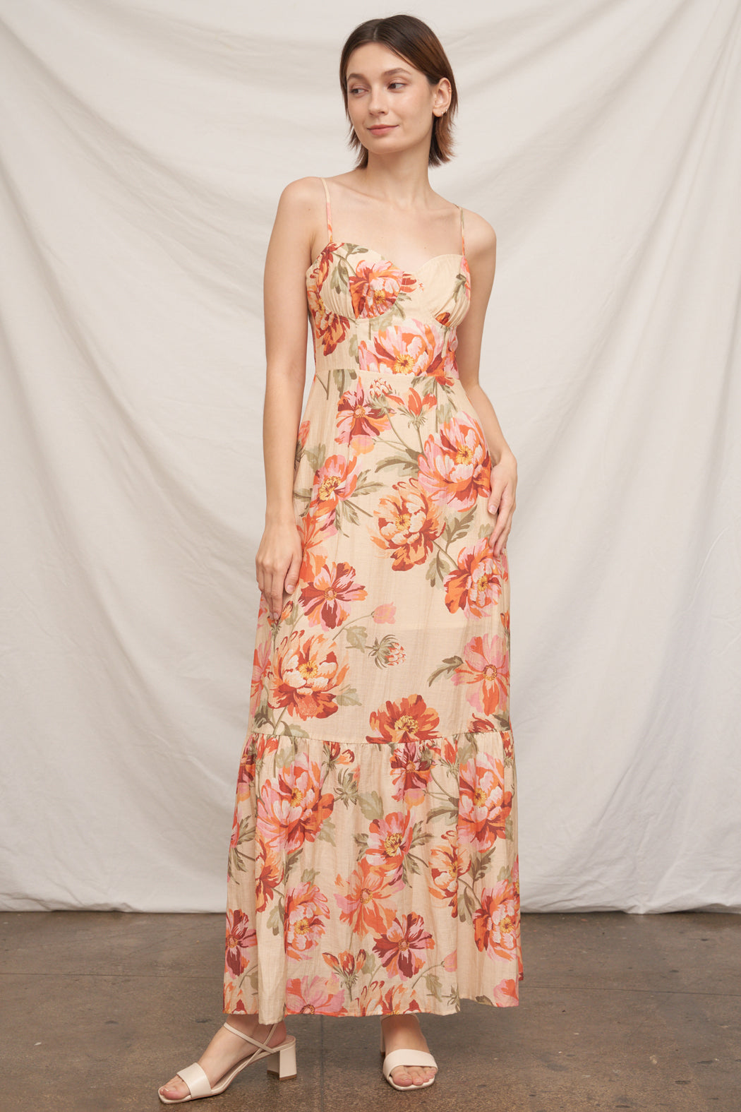 Riviera Bustier Maxi Dress