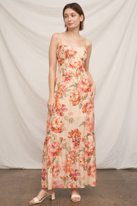Riviera Bustier Maxi Dress