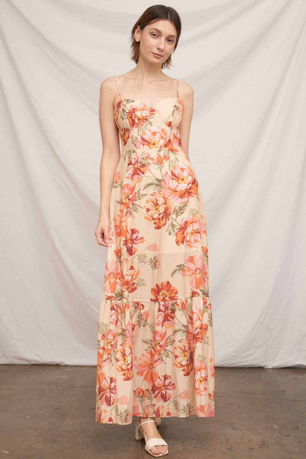 Riviera Bustier Maxi Dress